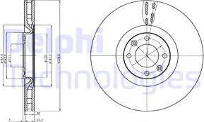 Delphi BG9107 - Əyləc Diski furqanavto.az