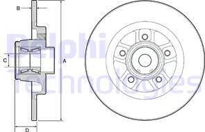 Delphi BG9113RS - Əyləc Diski furqanavto.az