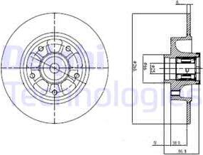 Delphi BG9112RSC - Əyləc Diski furqanavto.az