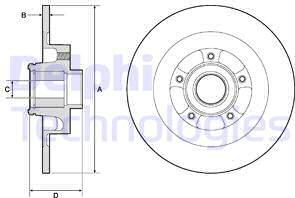 Delphi BG9134RSC - Əyləc Diski furqanavto.az