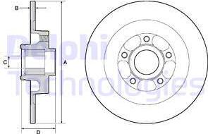 Delphi BG9138RS - Əyləc Diski furqanavto.az