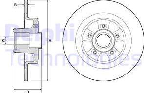 Delphi BG9133RS - Əyləc Diski furqanavto.az