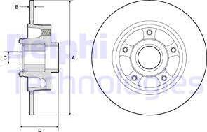 Delphi BG9137RS - Əyləc Diski furqanavto.az