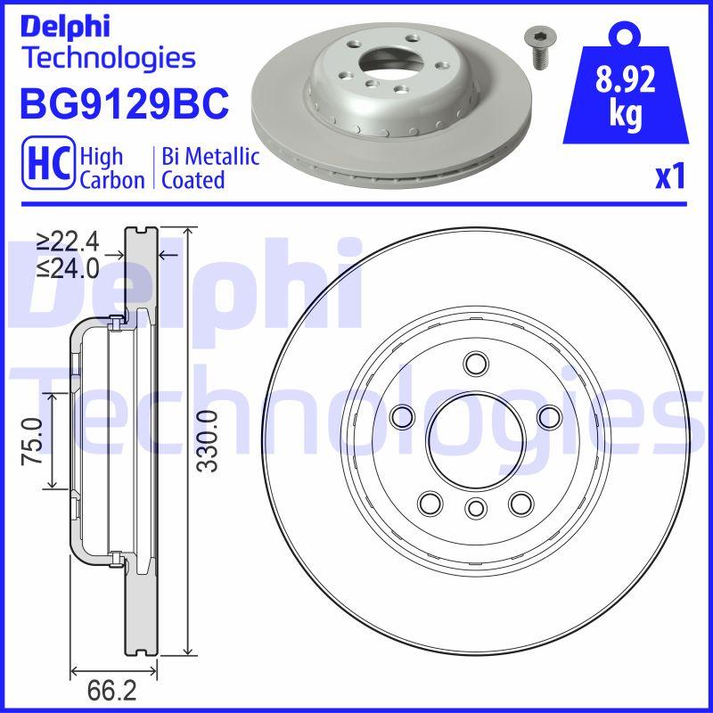 Delphi BG9129BC - Əyləc Diski furqanavto.az