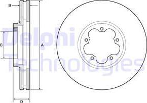 Delphi BG9176C - Əyləc Diski furqanavto.az