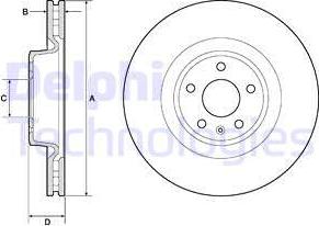 Delphi BG9173C - Əyləc Diski furqanavto.az