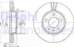 Delphi BG9891C - Əyləc Diski furqanavto.az