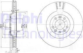 Delphi BG9844 - Əyləc Diski furqanavto.az