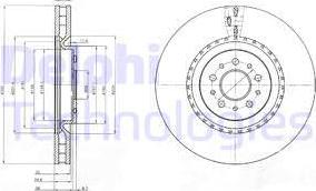 Delphi BG9843 - Əyləc Diski furqanavto.az