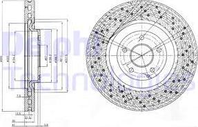 Delphi BG9876 - Əyləc Diski furqanavto.az