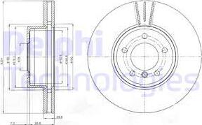 Delphi BG9871C - Əyləc Diski furqanavto.az