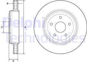 Delphi BG9214C - Əyləc Diski furqanavto.az