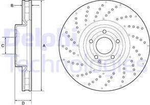 Delphi BG9215C - Əyləc Diski furqanavto.az