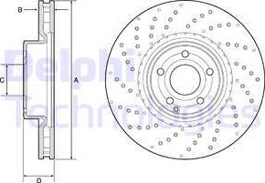 Delphi BG9216C - Əyləc Diski furqanavto.az