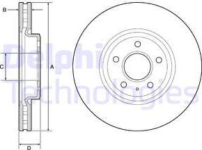 Delphi BG9218C - Əyləc Diski furqanavto.az