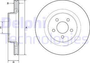 Delphi BG9217C - Əyləc Diski furqanavto.az