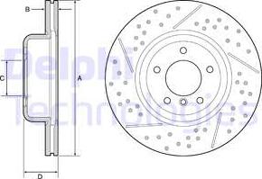 Delphi BG9235C - Əyləc Diski furqanavto.az