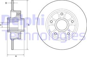 Delphi BG9230RS - Əyləc Diski furqanavto.az