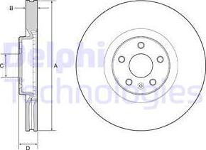 Delphi BG9231C-19B1 - Əyləc Diski furqanavto.az