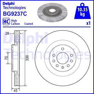 Delphi BG9237C - Əyləc Diski furqanavto.az