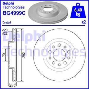 Delphi BG4999C - Əyləc Diski furqanavto.az