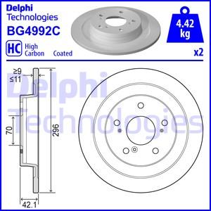 Delphi BG4992C - Əyləc Diski furqanavto.az