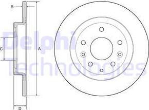 Delphi BG4959C - Əyləc Diski furqanavto.az