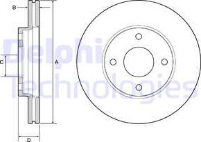 Delphi BG4953C - Əyləc Diski furqanavto.az