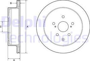 Delphi BG4929C - Əyləc Diski furqanavto.az