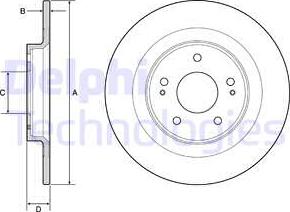 Delphi BG4924C - Əyləc Diski furqanavto.az