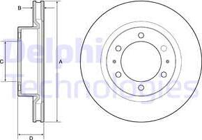 Delphi BG4925C - Əyləc Diski furqanavto.az