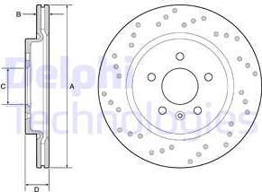 Delphi BG4923C - Əyləc Diski furqanavto.az