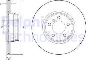 Delphi BG4458C - Əyləc Diski furqanavto.az