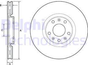 Delphi BG4457 - Əyləc Diski furqanavto.az