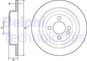 Delphi BG4560 - Əyləc Diski furqanavto.az