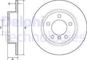 Delphi BG4561 - Əyləc Diski furqanavto.az