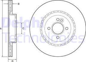 Delphi BG4568C - Əyləc Diski furqanavto.az