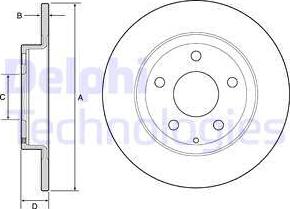 Delphi BG4534 - Əyləc Diski furqanavto.az