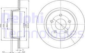 Delphi BG4533C - Əyləc Diski furqanavto.az