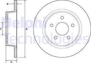 Delphi BG4533 - Əyləc Diski furqanavto.az