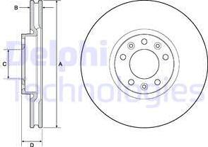 Delphi BG4696C - Əyləc Diski furqanavto.az