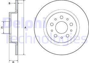 Delphi BG4690C - Əyləc Diski furqanavto.az