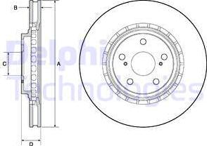 Delphi BG4691C - Əyləc Diski furqanavto.az