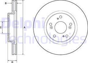 Delphi BG4698C - Əyləc Diski furqanavto.az