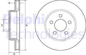 Delphi BG4642 - Əyləc Diski furqanavto.az