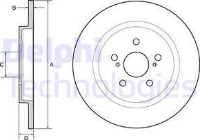 Delphi BG4650C-18B1 - Əyləc Diski furqanavto.az