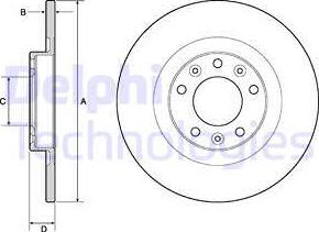 Delphi BG4662C-19B1 - Əyləc Diski furqanavto.az