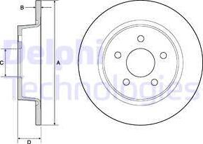 Delphi BG4682 - Əyləc Diski furqanavto.az