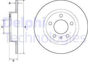 Delphi BG4675 - Əyləc Diski furqanavto.az