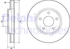 Delphi BG4678C - Əyləc Diski furqanavto.az